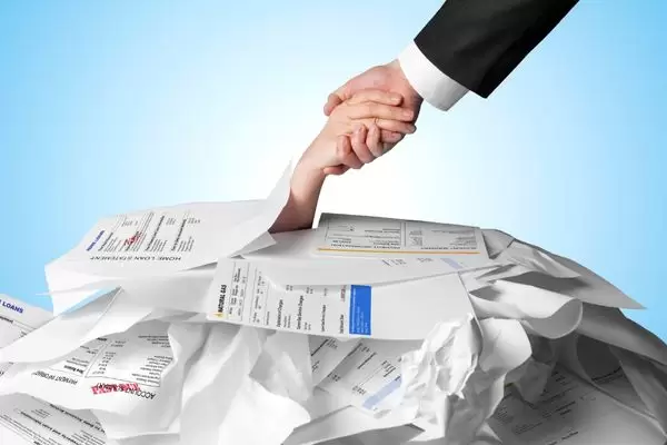 What happens when you go into debt review?