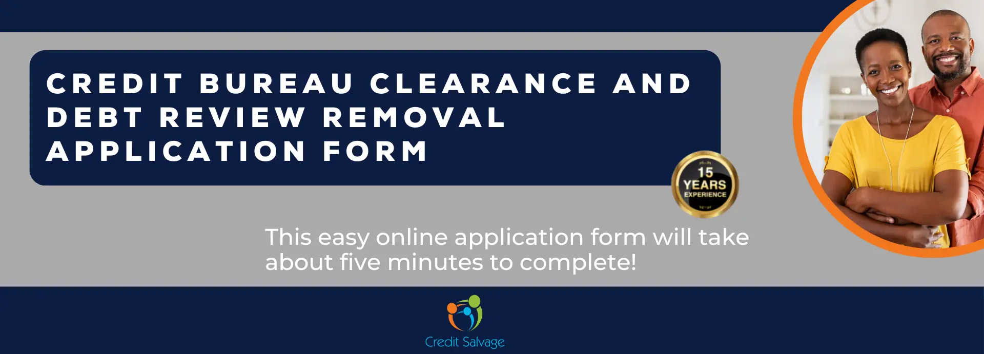 Blacklisted Credit Bureau Clearance Application form page 1
